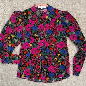 Hunter Bell Multicolor Floral Blouse
